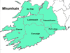 Map Of Munster Clip Art